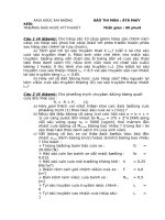 Đề thi lý thuyết ô tô và máy công trình  BKDN   CKGT