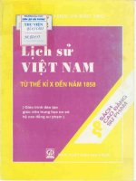 lịch sử việt nam từ thế kỷ X đến nay