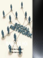 Slide Mạng xã hội