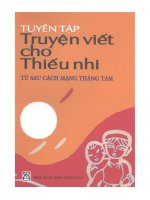 tuyển tập truyện việt cho thiếu nhi từ sau cách mạng tháng tám