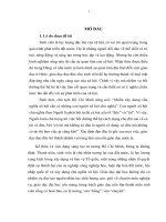 Khoá luận tốt nghiệp Vấn đề giáo dục đạo đức cho sinh viên các trường đại học thuộc khối khoa học xã hội và nhân văn hiện nay