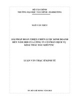 giải pháp hoàn thiện chiến lược kinh doanh đến năm 2020 của công ty cổ phần dịch vụ khai thác dầu khí ptsc