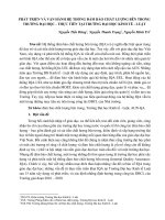 PHÁT TRIỂN VÀ VẬN HÀNH HỆ THỐNG ĐẢM BẢO CHẤT LƯỢNG BÊN TRONG TRƯỜNG ĐẠI HỌC - THỰC TIỄN TẠI TRƯỜNG ĐẠI HỌC KINH TẾ - LUẬT