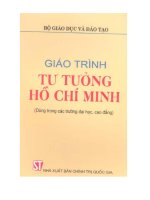giáo trình tư tưởng hồ chí minh