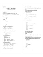 Bài tập lập trình c   có bài giải