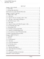 Đề tài nghiên cứu, thiết kế mạch điều khiển tốc độ động cơ 1 chiều có đảo chiều