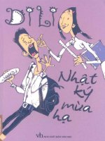 tập truyện ngắn nhật ký mùa hạtác giả   di li