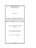 luận văn thạc sĩ về nghiên cứu ứng dụng bài toán phân tích đa mục tiêu (mca) cho việc so sánh và luận chứng phương án bảo trì mặt đường ô tô tại việt nam