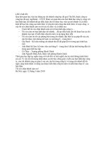 Bài thu hoạch khi học việc tại cty vàng AJC