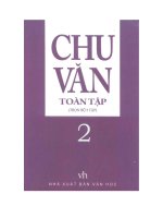 chu văn toàn tập tập 2