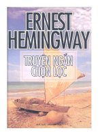 truyện ngắn chọn lọc  enest  hemingway
