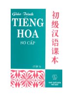 giáo trình tiếng hoa sơ cấp