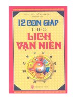 12 con giáp theo lịch vạn niên