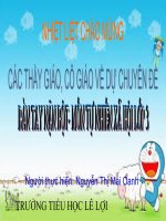 giáo án bàn tay nặn bột lớp 3 bài quả