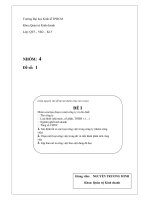 Bài tập quản trị nguồn nhân lực