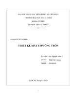 THIẾT kế máy uốn ỐNG TRÒN