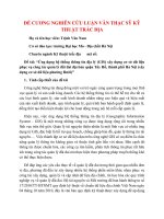 Đề cương luận văn học viên trịnh văn nam