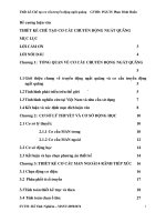 THIẾT kế  CHẾ tạo cơ cấu CHUYỂN ĐỘNG NGẮT QUÃNG