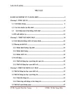 THIẾT kế hệ THỐNG ĐỊNH HƯỚNG cấp PHÔI và CHIẾT NHỚT NĂNG SUẤT 2400 CHAI GIỜ