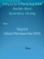 Thông tin số additative white gaussian noise (AWGN)