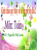 bài giảng toán lớp 3 bài bảng nhân 6