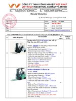 Xe nâng động cơ mới, xe nang dau mitsubishi, xe nâng động cơ TCM mới