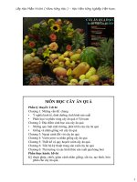 Bài giảng môn cây ăn quả đại cương 