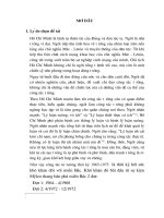 TIỂU LUẬN CAO HỌC : Công tác tư tưởng của đảng trong thời kỳ 1965 1975