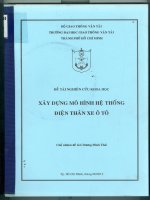 Xây dựng mô hình hệ thống điện thân xe ô tô  phần 1