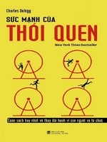 sức mạnh của thói quen
