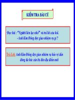 bài giảng tập đọc  lớp 3 tuần 14 nhớ việt bắc