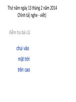 bài giảng chính tả lớp 3 tuần 22 tiết 2 - một nhà thông thái