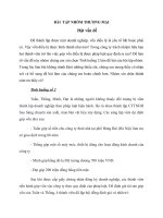 BÀI  tập NHÓM THƯƠNG mại