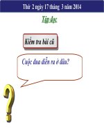 bài giảng tập đọc lớp 3 sự tích lễ hội chử đồng tử