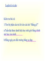 bài giảng luyện từ và câu lớp 3 các nước