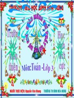 bài giảng toán lớp 3 tiền việt nam