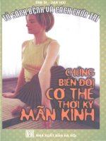 chứng biến đổi cơ thể thời kỳ mãn kinh