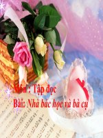 bài giảng tập đọc lớp 3- nhà bác học và bà cụ