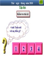 bài giảng tập đọc  lớp 3 tuần 3 quạt cho bà gủ