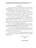 Đề tài Nghiên cứu một số đặc điểm sinh học, khả năng sinh trưởng và sinh sản của gà Đông Tảo nuôi tại TTNCGC Thụy Phương – Từ Liêm – Hà Nội