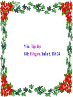 bài giảng lớp 3 tuần 8 thư gửi bà