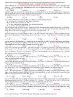 đề thi thử lần 1 thpt quốc gia quốc học huế