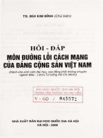 HỎI đáp ĐƯỜNG LỐI