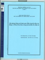 Mô phỏng bằng mô hình quá trình chuyển tiếp của động cơ diesel tàu thủy trang bị bộ điều tốc điện tử  phần 1