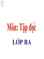 bài giảng tập đọc  lớp 3 chú ở bên bác hồ