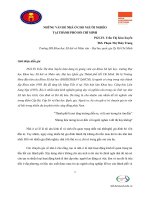 NHỮNG VẤN ĐỀ NHÀ Ở CHO NGƯỜI NGHÈO TẠI THÀNH PHỐ HỒ CHÍ MINH