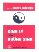 từ sinh lý đến dưỡng sinh   bác sĩ nguyễn khắc viện