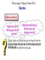 bài giảng tập đọc  lớp 3 tuần 4 ông ngoại