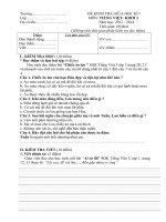 kiểm tra định kỳ giữa học kì 1 môn tiếng việt  lớp 3