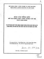 Tái sử dụng chất thải nông nghiệp bằng công nghệ bức xạ và công nghệ lên men để sản xuất thức ăn cho động vật nuôi